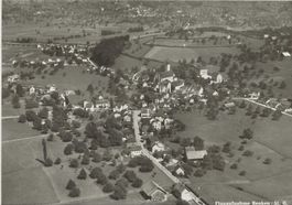 Benken SG Dorf Flugaufnahme ca. 1960  sehr gut erhalten