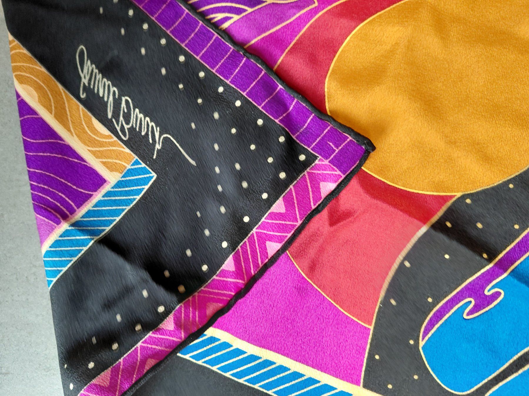 Foulard & Sciarpe: Foulard Seide "Samuel Burch" – Usato da Zürich venduto da Rosys 3