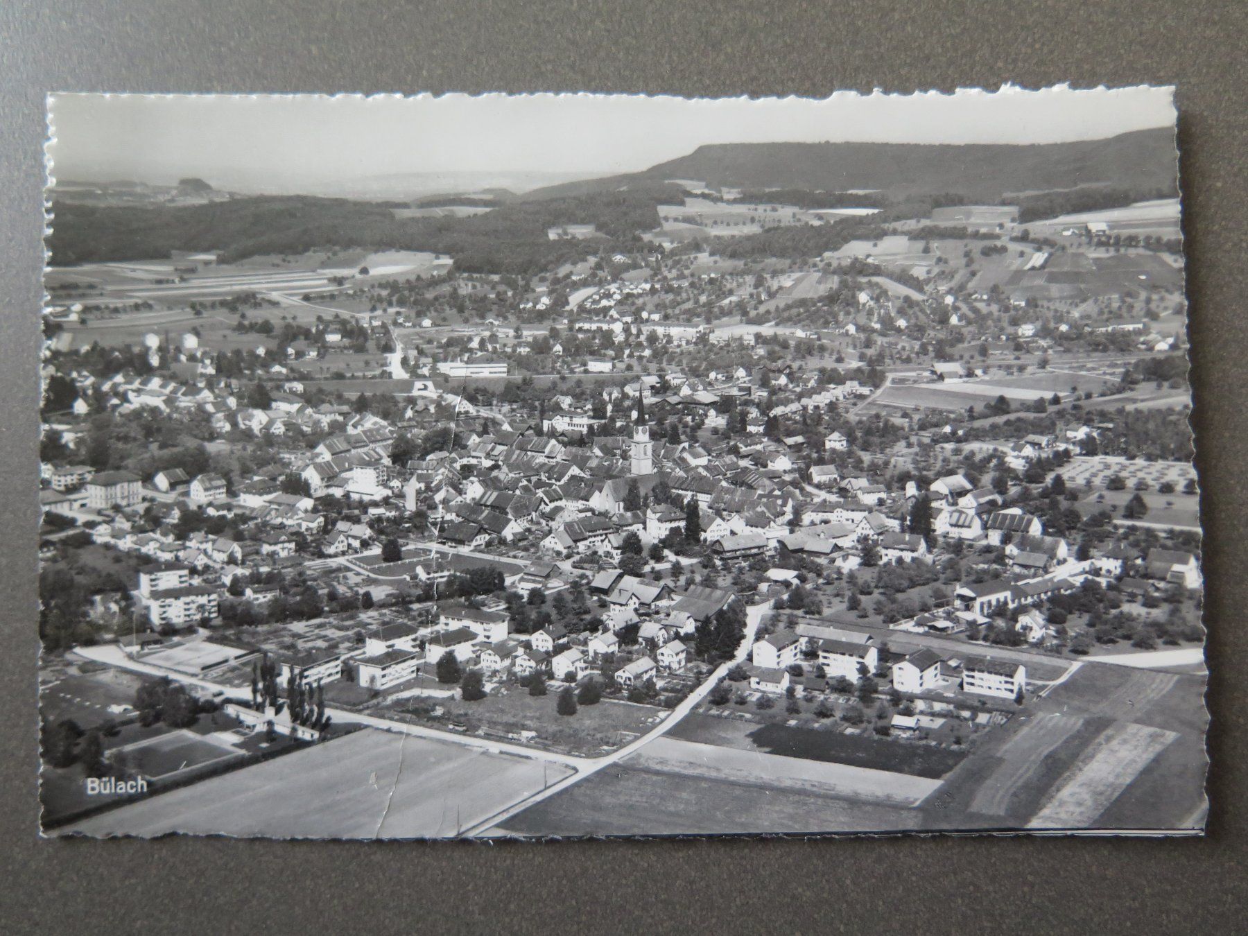 Ansichtskarten: BÜLACH - FLUGAUFNAHME – Gebraucht aus Wittenbach von lipasal
