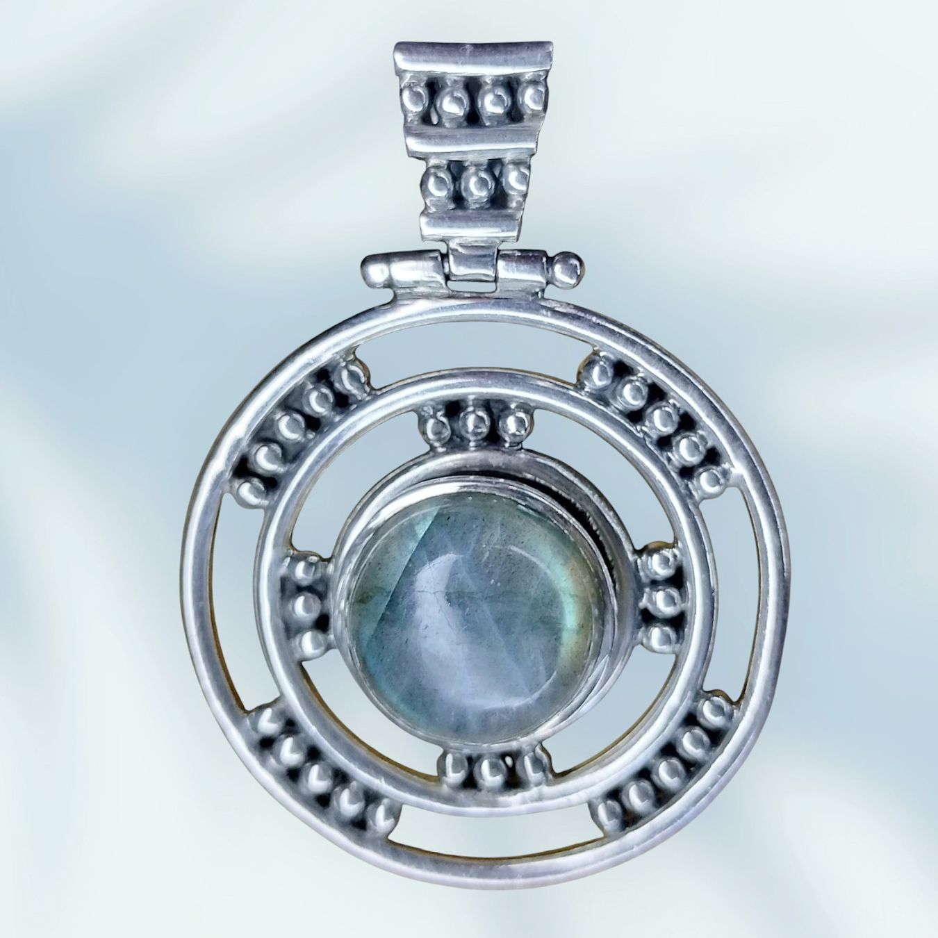 Ciondoli: Amulett Labradorit Kettenanhänger 925 Silber – Nuovo (secondo la descrizione) da Schwyz venduto da els_7cys 2