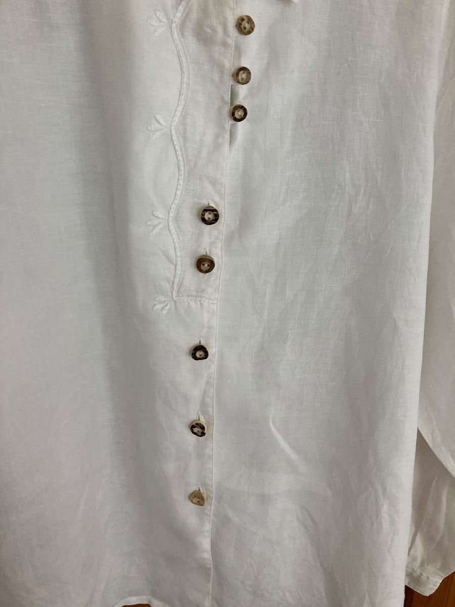 Camicette: Trachtenbluse Leinen Gr. 46/XL – Nuovo (secondo la descrizione) da Rickenbach ZH venduto da Vanijo 2