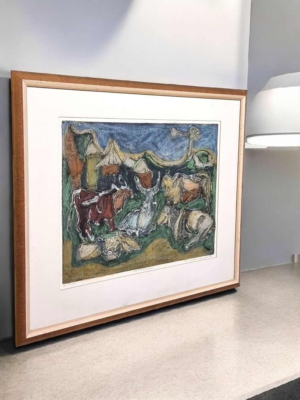 Gemälde: Bruce Obomeyoma Onobrakpeya – Neu (gemäss Beschreibung) aus Zürich von Zuerichparis08 1