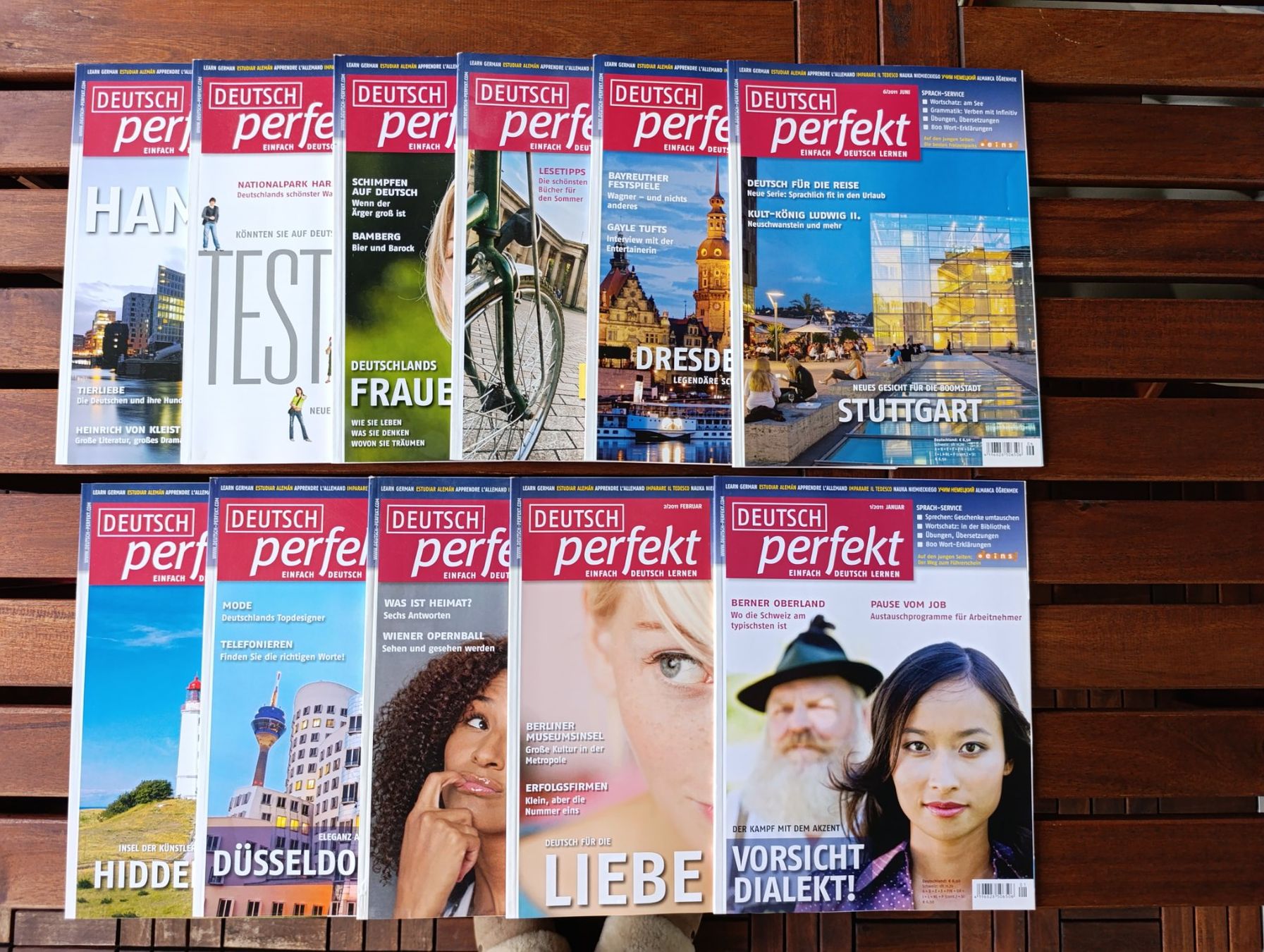 Riviste & Magazine: Deutsch Perfekt, Ausgaben 1-11/2011 – Nuovo (secondo la descrizione) da Zürich venduto da mir_2kjl 2