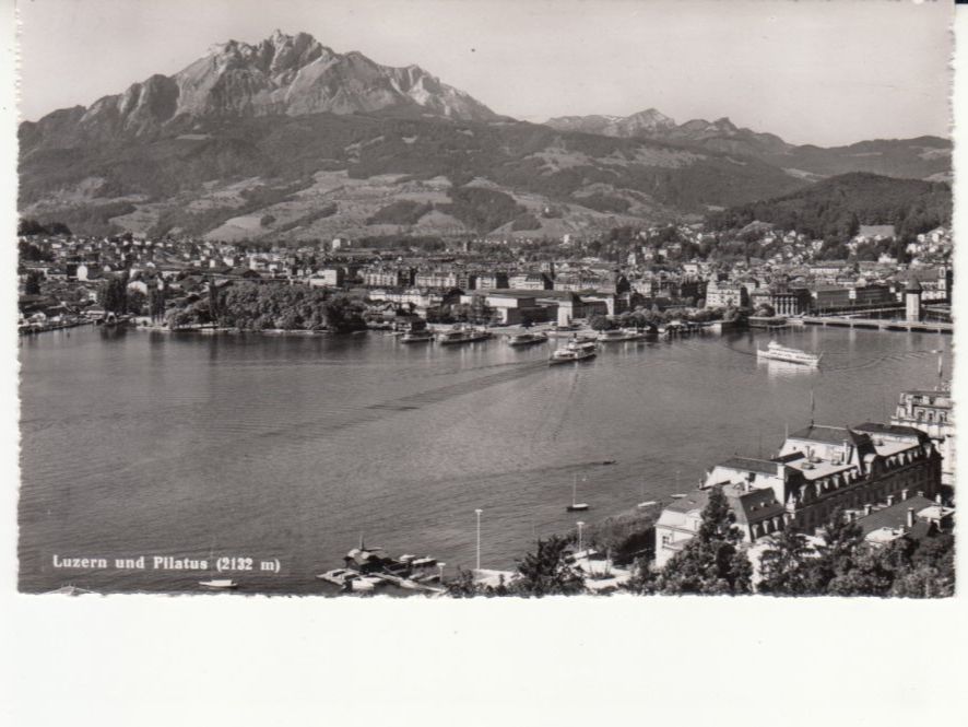 Cartoline postali: Luzern ca. 1950 – Usato da Bürglen TG venduto da StampGraf