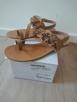Sandalettes Nu Pieds Tongs en CUIR, pointure 40, NEUF
