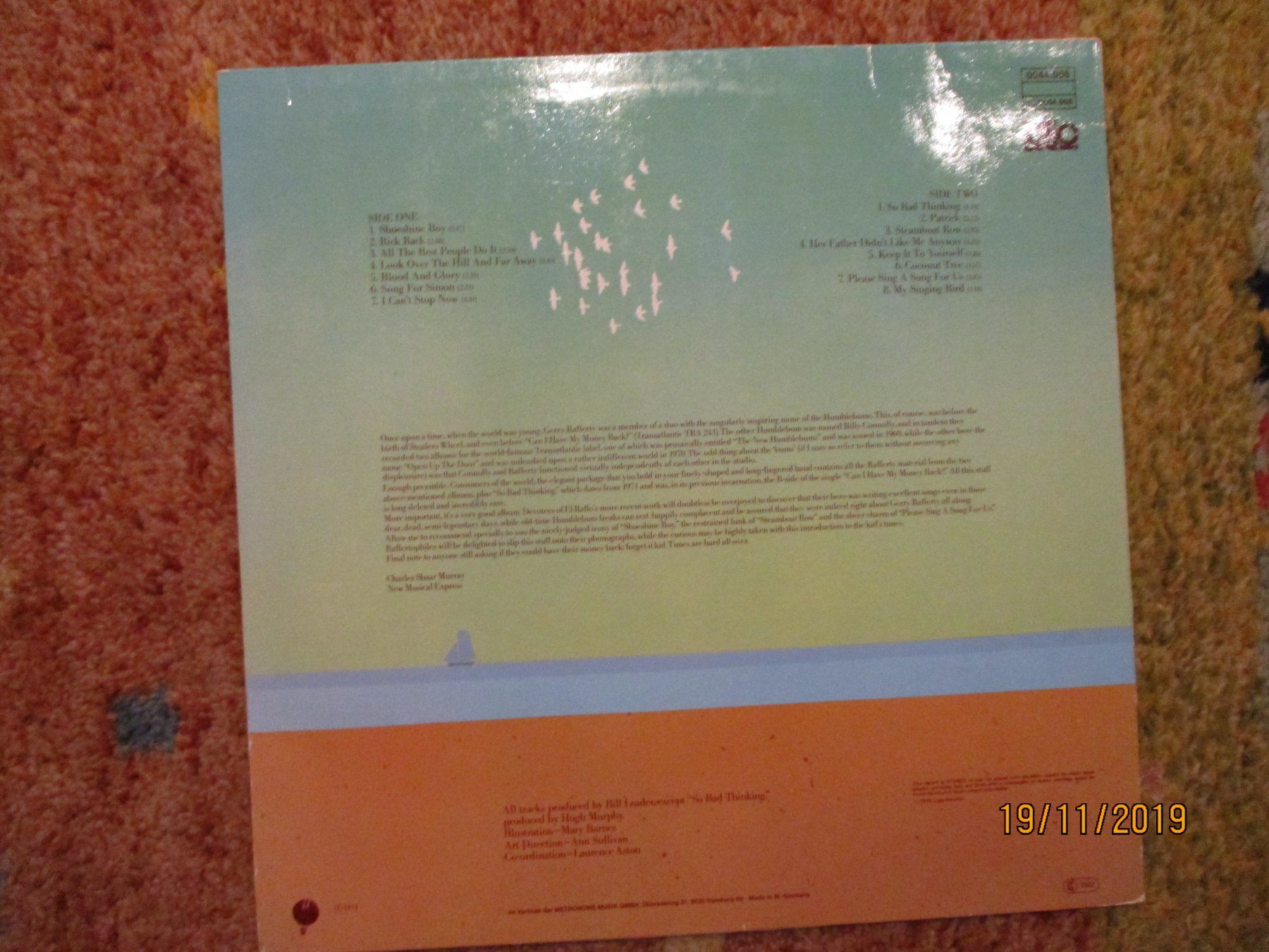 Dischi in vinile: Gerry Rafferty – Gerry Rafferty – Usato da Liestal venduto da Disc-Point 2