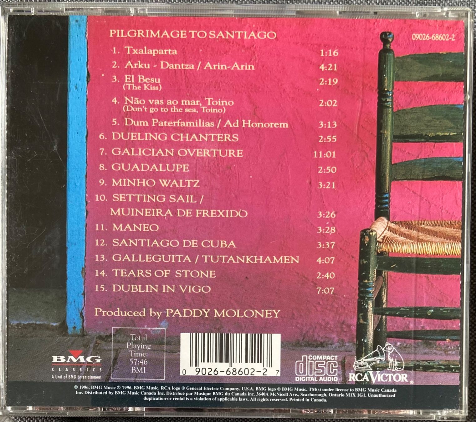 CDs: CD The Chieftains – Santiago – Gebraucht aus Luzern von Lycka 1
