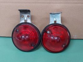 Begrenzungsleuchten mit Halterung rot/weiss LKW/Anhänger