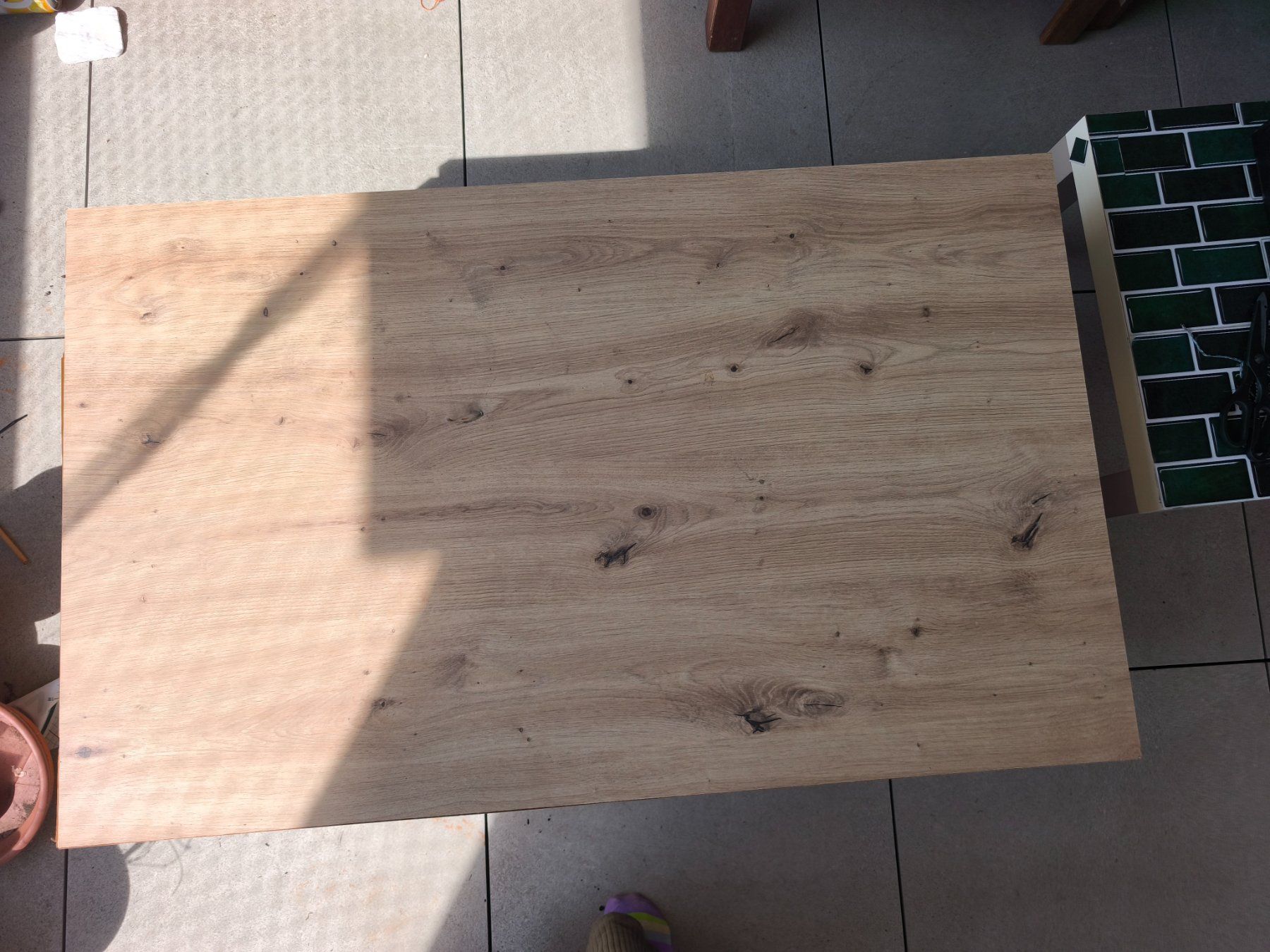 Tavoli: Holz Couchtisch, quadratisch, hellbraun – Usato da Kriens venduto da Hugo-6010 1