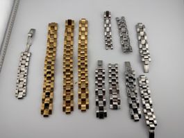 Lot de bracelet en acier pour récupérer les pièces