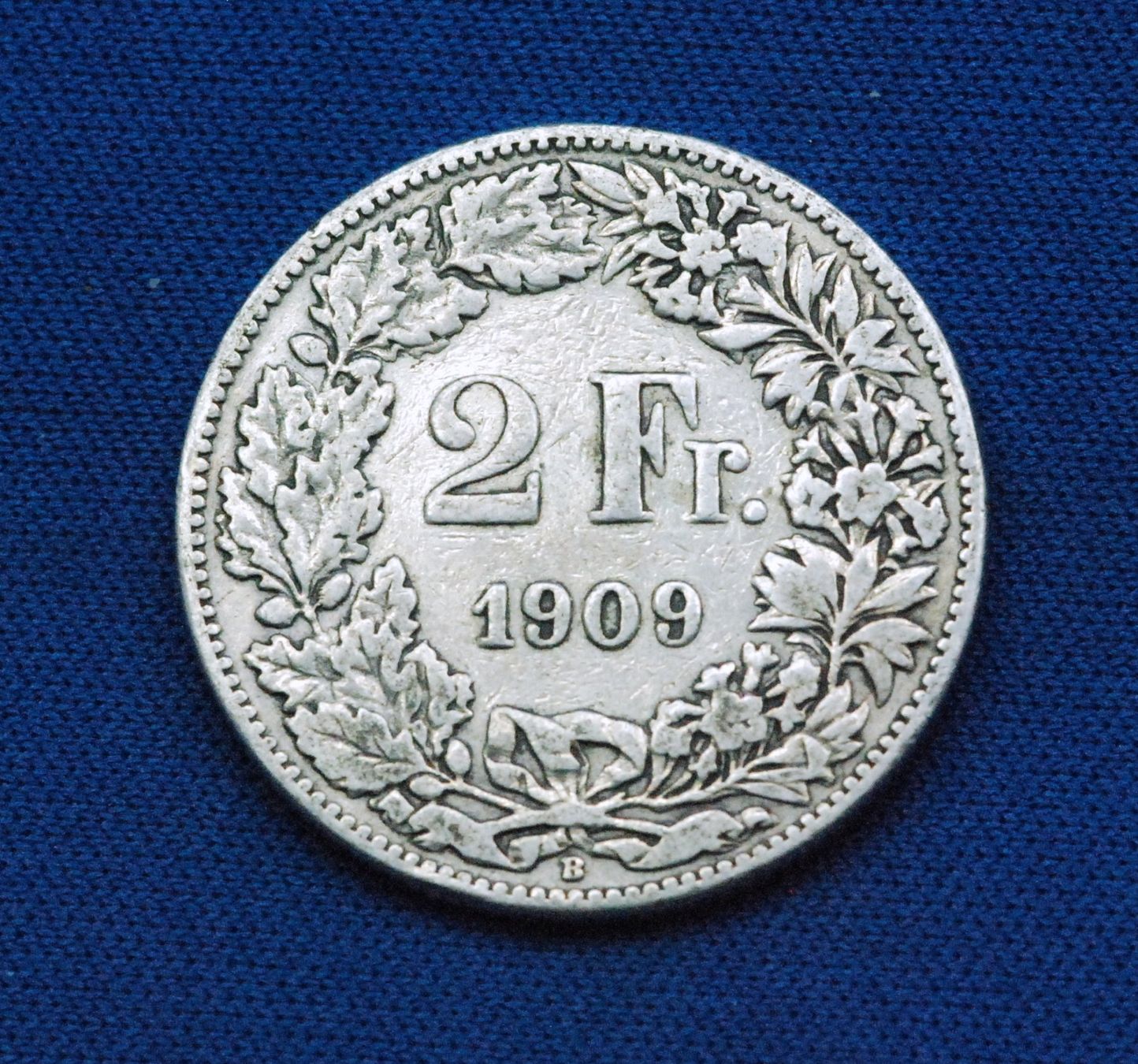 Alle Münzen: Silberner 2.- Jg. 1909, Rar – Gebraucht aus Mühlethal von sowato 2