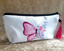 💄Schminktäschli/Make-up-Täschli "BUTTERFLY" 🦋🌺🌼  NEU!