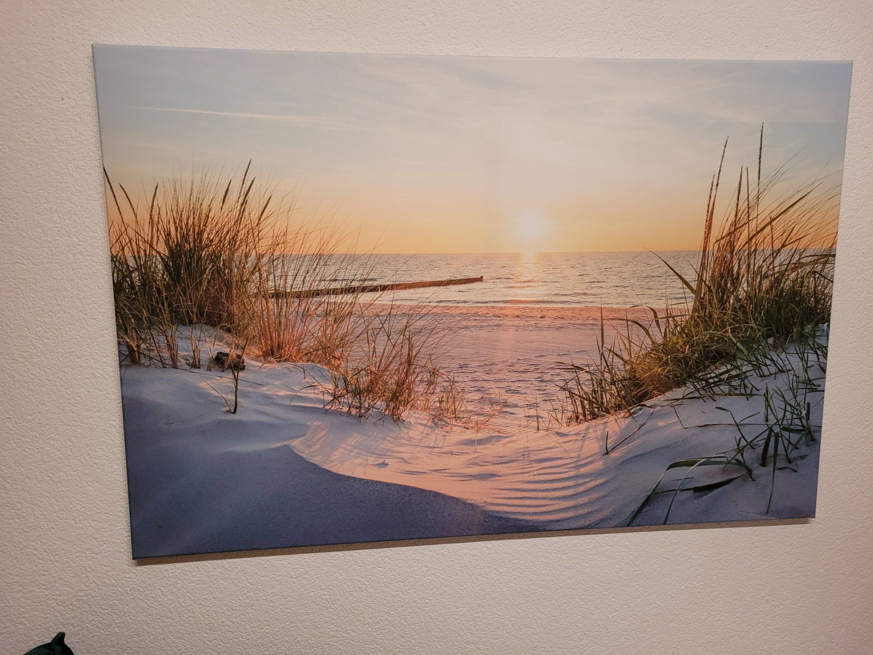 Foto & Immagini: Wandbild "Sonnenuntergang am Meer" – Usato da Aarberg venduto da belaija 1