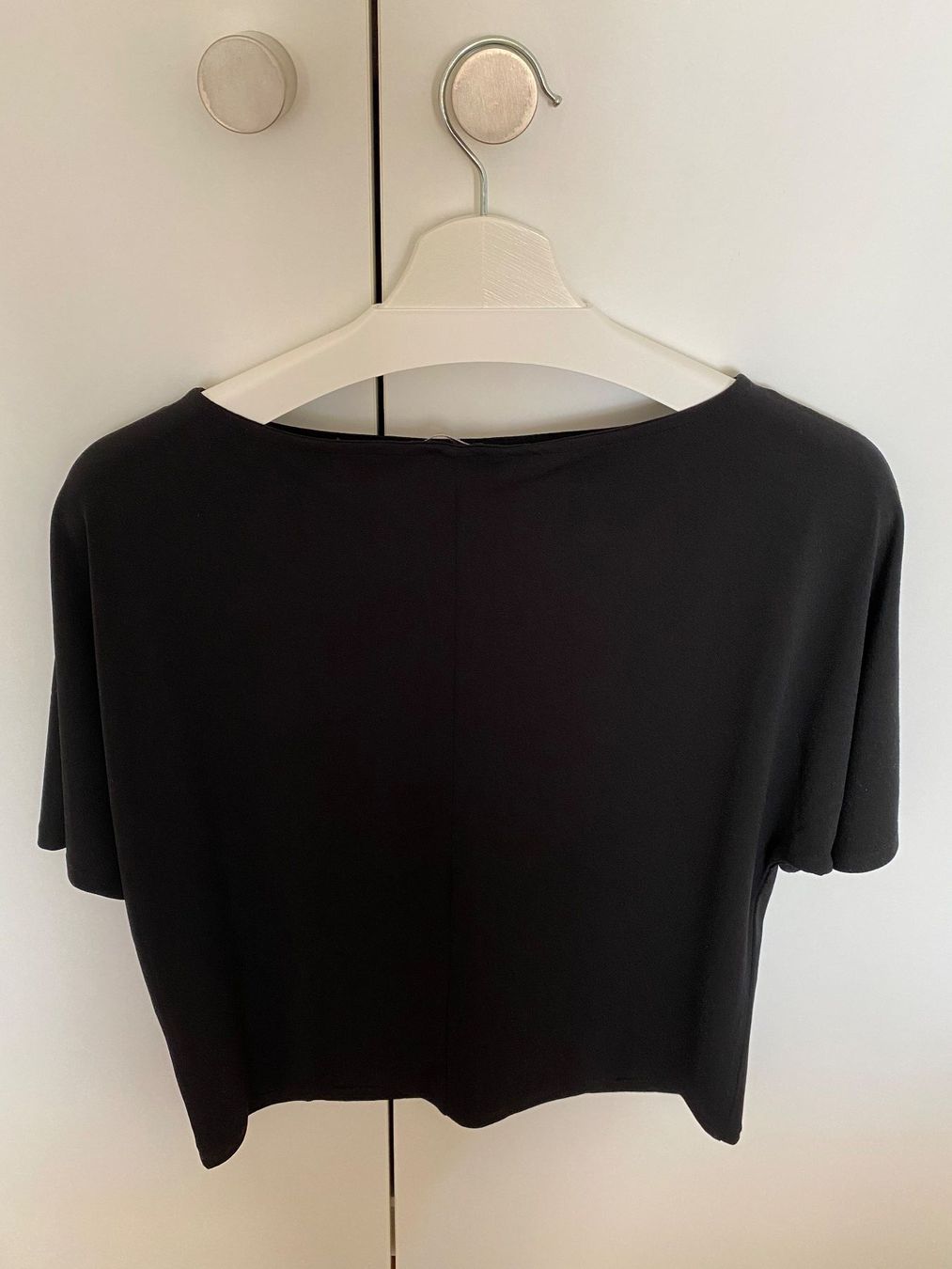 H&M T-shirt: Shirt-Bluse, H&M, Gr. S, schwarz – Usato da Biberstein venduto da Miana2 1