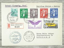 TR13 Enveloppe + Timbre Suisse 1939