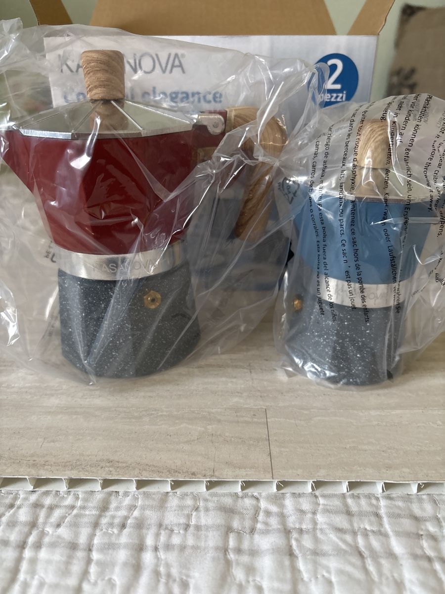 Teiere: Kasanova Set 2 Cafetières, neuf, élégance colorée! – Nuovo e nell'imballaggio originale da Aigle venduto da Barbiette 1