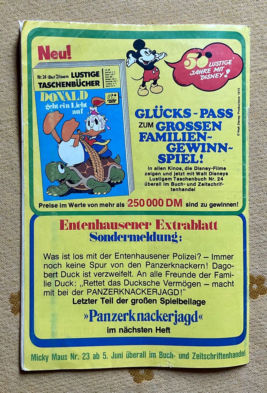 Fumetti: Micky Maus Heft Nr 22 von 1973 – Usato da Endingen venduto da nathan05 9