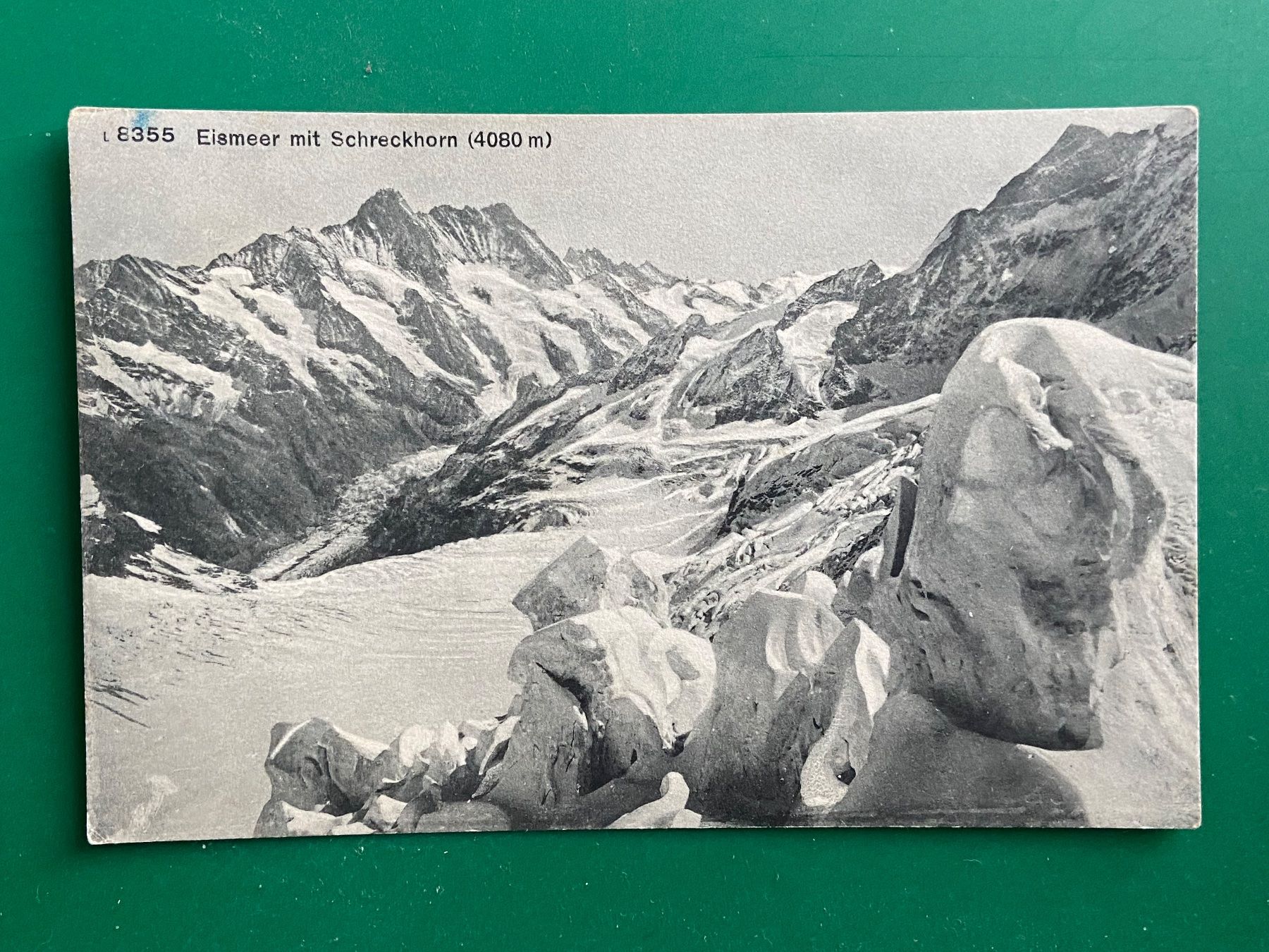 Cartoline postali: Eismeer mit Schreckhorn – Usato da Steg VS venduto da _vinci_