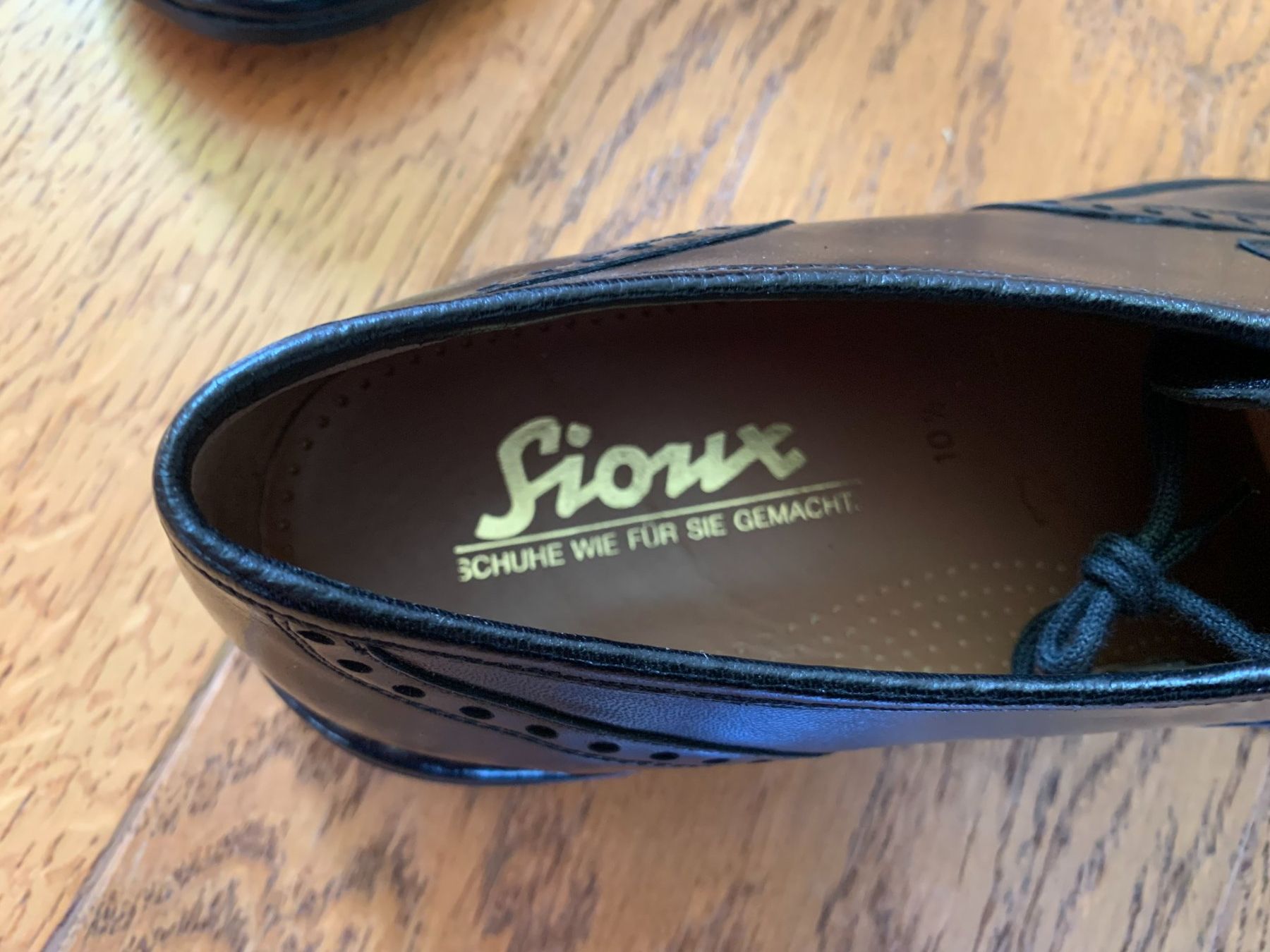 Scarpe da uomo: Sioux Glasgow Leder black Size 10.5 – Nuovo e nell'imballaggio originale da Zürich venduto da finsti 8