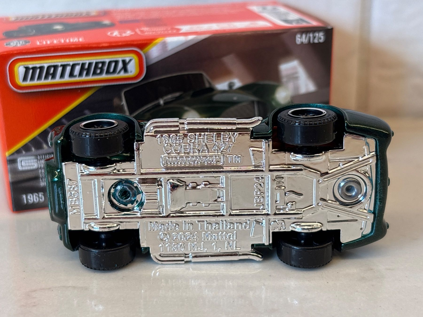 Matchbox Modellautos: Matchbox Shelby Cobra 427 1965 Voiture Miniature Neuf! – Neu und originalverpackt aus Gollion von Hampton 1