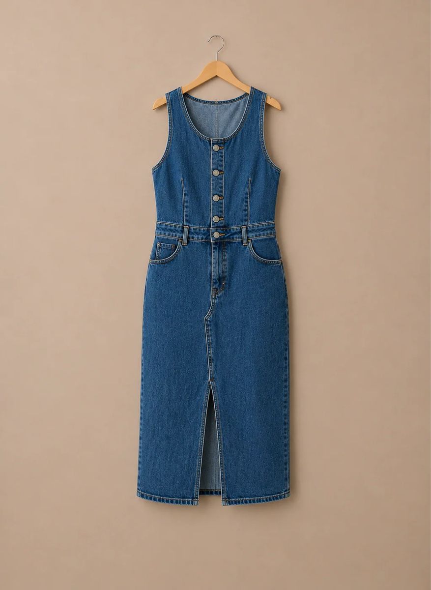 Only Robes: Blue denim dress – Neuf (Voir description) à Sorens par purpureta