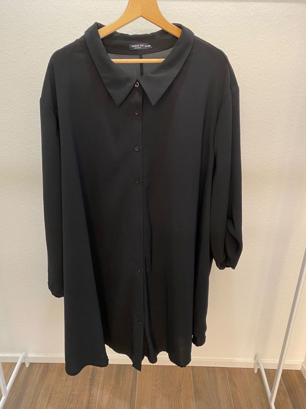 Shein Vestiti: Hemdkleid schwarz Gr. 56 / 58 / 60 – Usato da Pratteln venduto da a23_j2gs 3