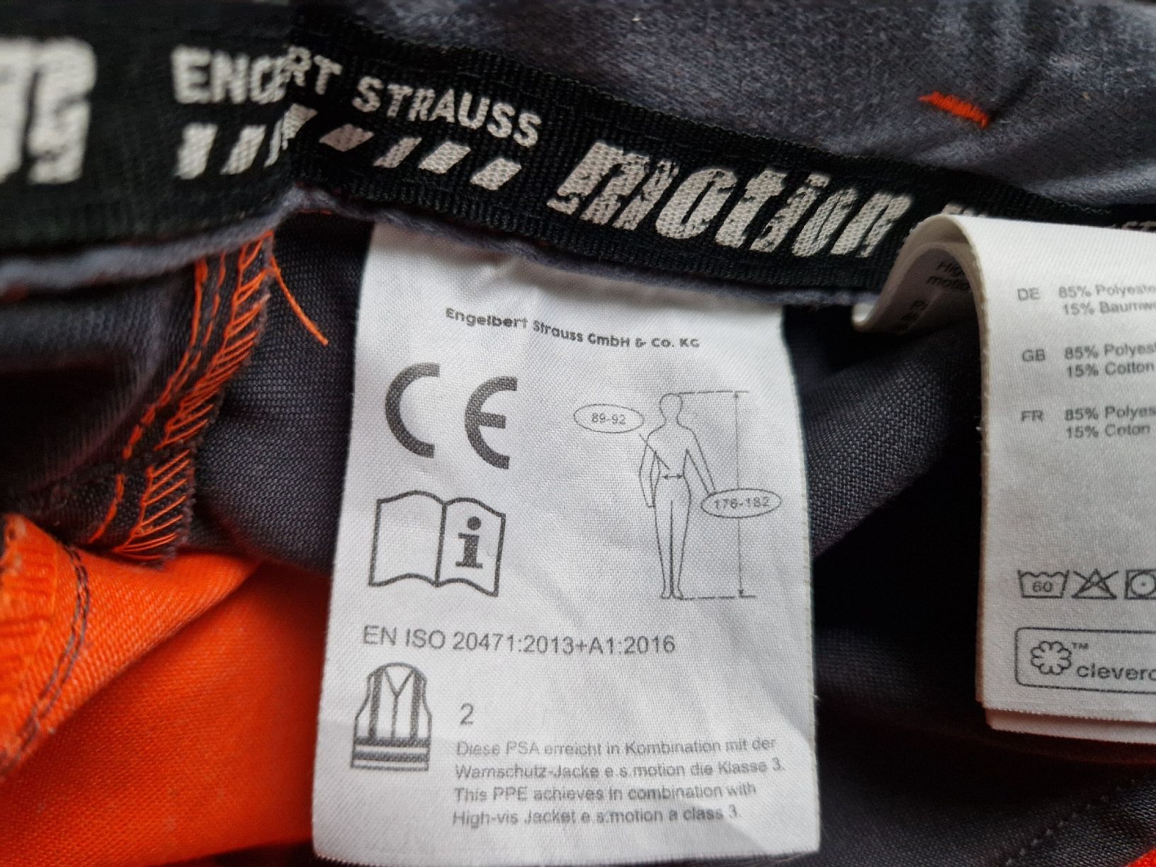 Engelbert Strauss Pantaloni: Arbeitshose Bauarbeiter Engelbert Strauss Motion Gr. 50 – Usato da Rothenburg venduto da Transat2 4