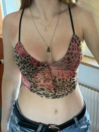 Leoparden Top