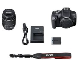 Appareil photo Canon EOS 2000 D avec objectif et sacoche