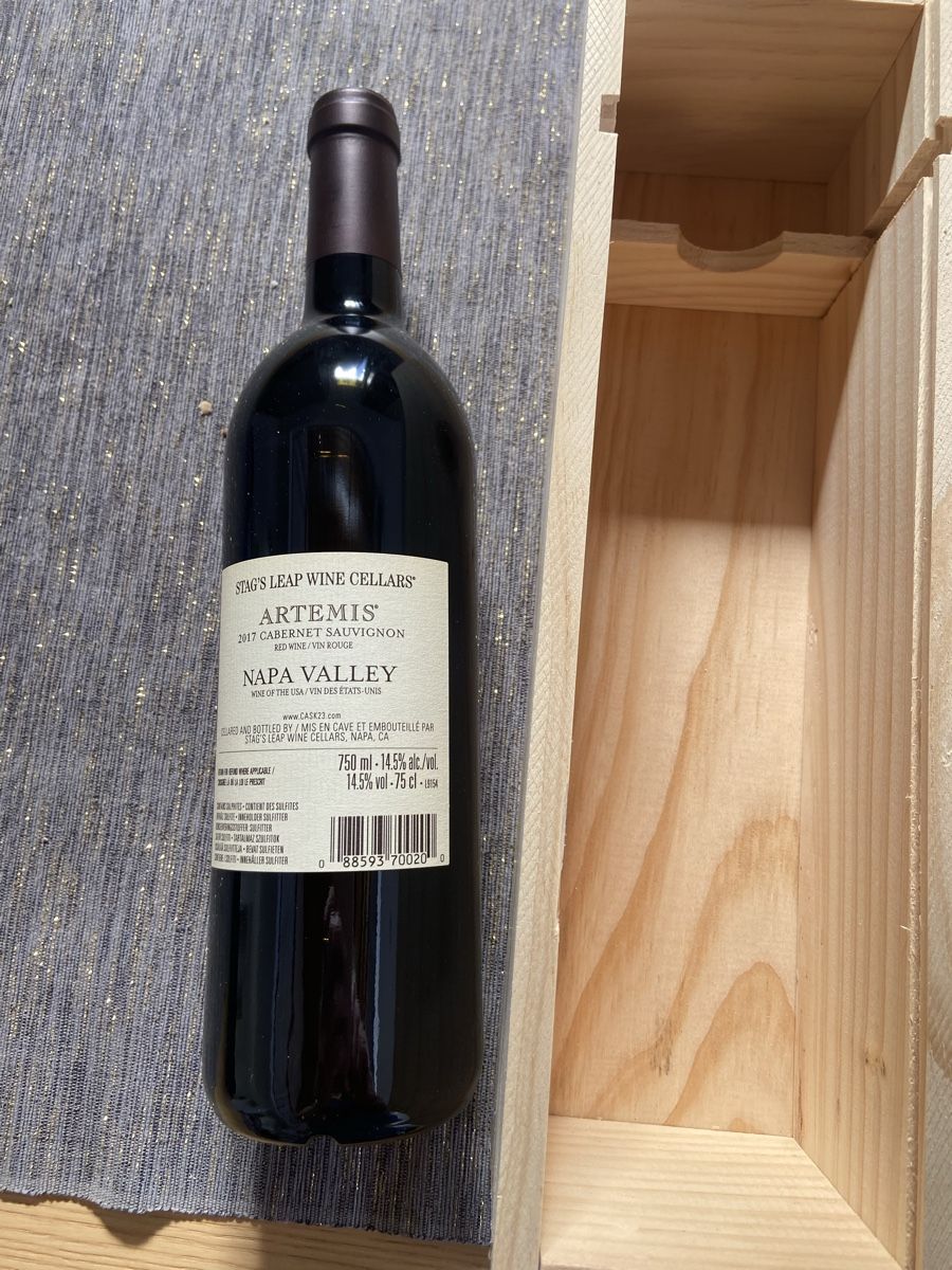 Wein: Stag’s Leap Wine Cellars Artemis – Neu und originalverpackt aus Davesco-Soragno von dvf_7h6d 1