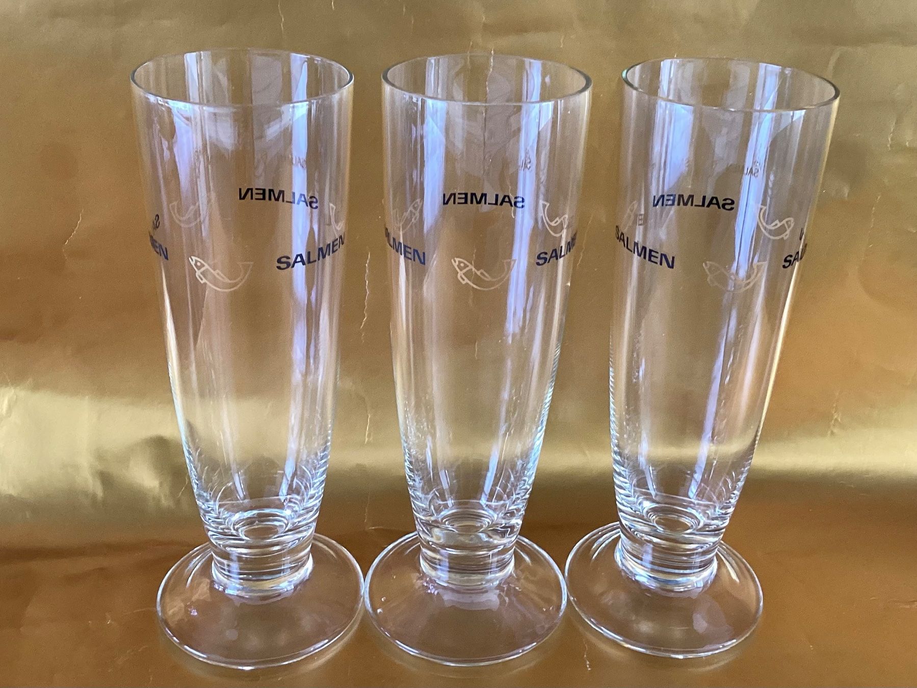 Bicchieri: 3 alte Biergläser  / Salmen – Usato da Beinwil am See venduto da kae_gh7c 1