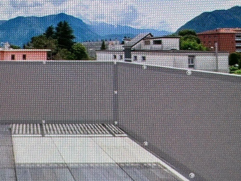 AEREY Balkonabdeckung 125x300cm – Sichtschutzplane In Creme Für Mehr Privatsphäre Auf Balkon & Terrasse