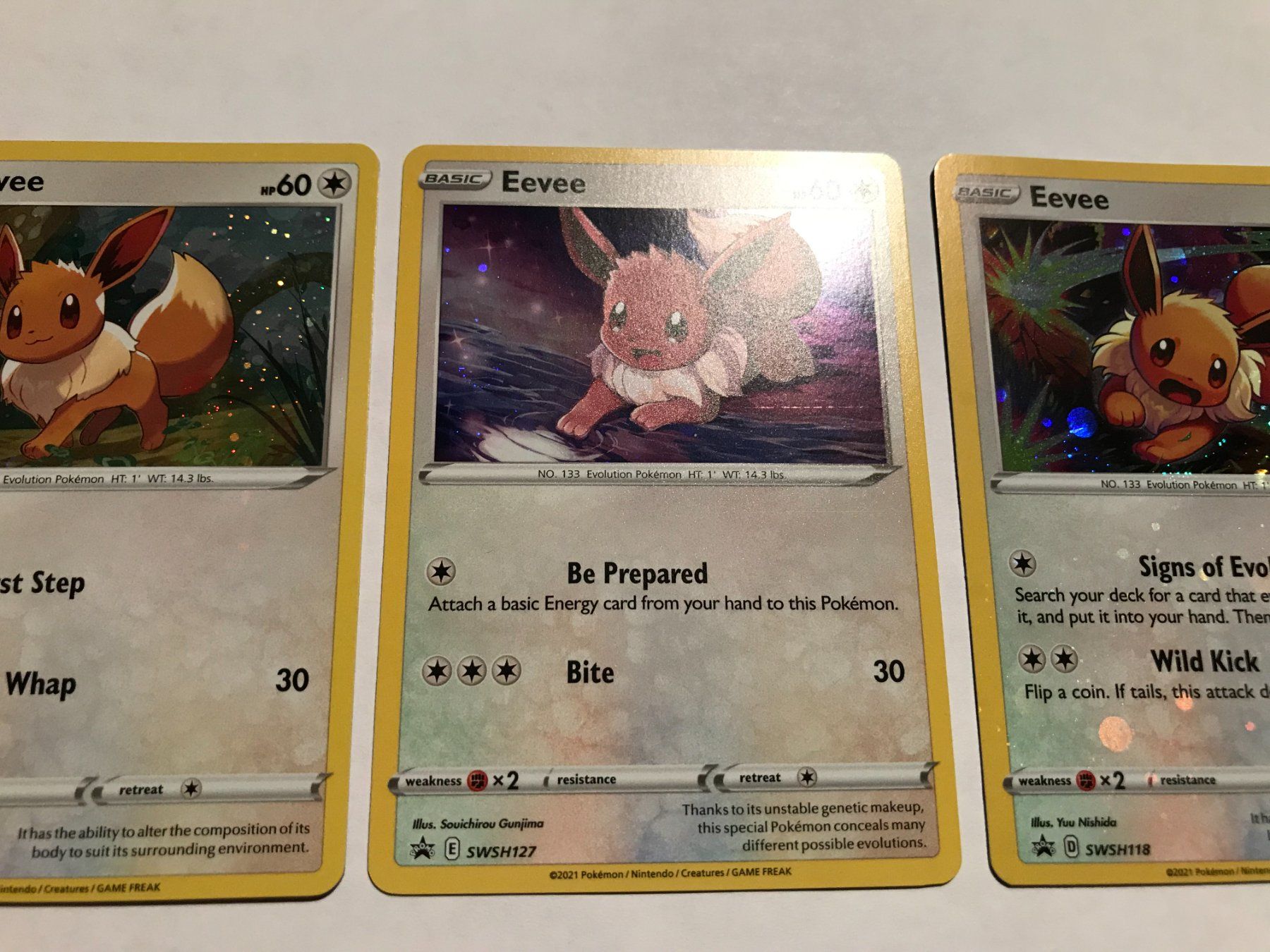 Pokémon Sammelbilder & Trading cards: Eevee holo Set EN – Gebraucht aus Hagendorn von Pokecollectorch 3