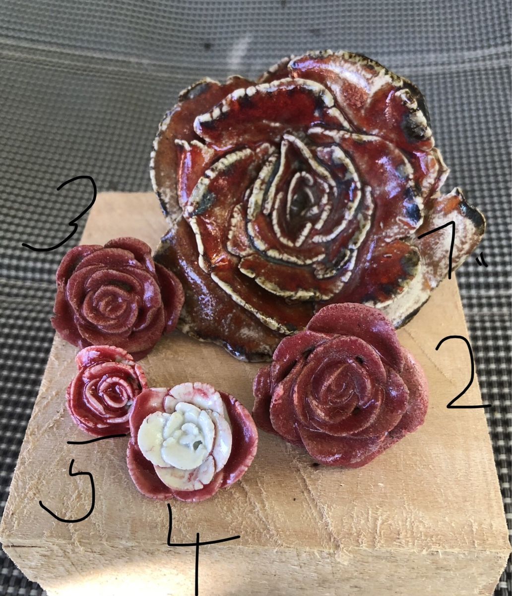 Alle Dekorationen: Keramikrosen handgemacht – Gebraucht aus Niederlenz von lil_jxk8 2