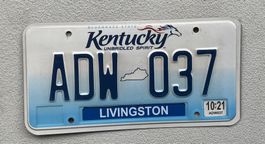 🇺🇸🇺🇸 USA Nummernschild #  KENTUCKY  # 🇺🇸🇺🇸