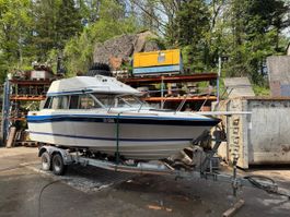 Bayliner Calkins 89 Motoryacht mit Stuessi Anhänger