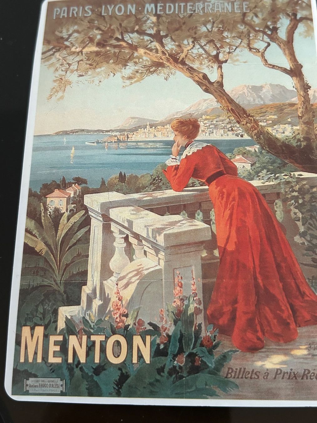 Cartoline: Blechbild-Karte: Menton – Usato da Eschenz venduto da glaro14 1