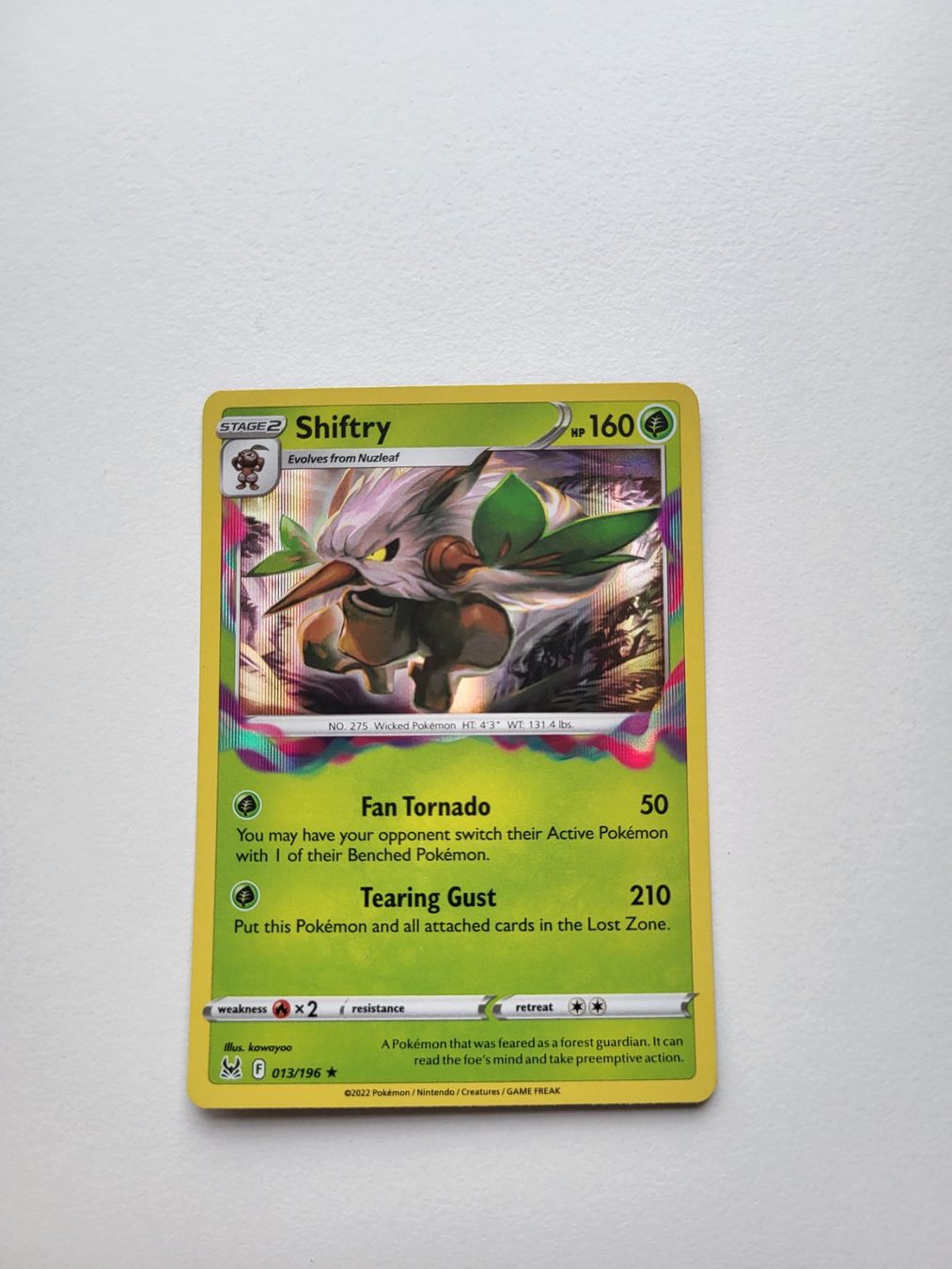 Pokémon Sammelbilder & Trading cards: Shiftry (Lost Origin 013/196) Lost Zone aura – Gebraucht aus Erlenbach ZH von ram_mjn5