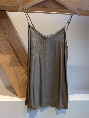 Bodyflirt Top, Khaki, Gr. 38, Viscose, Sommerlich