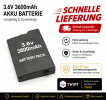 Wiederaufladbare Batterie 3.6V 3600mah PSP 2000 & PSP 3000