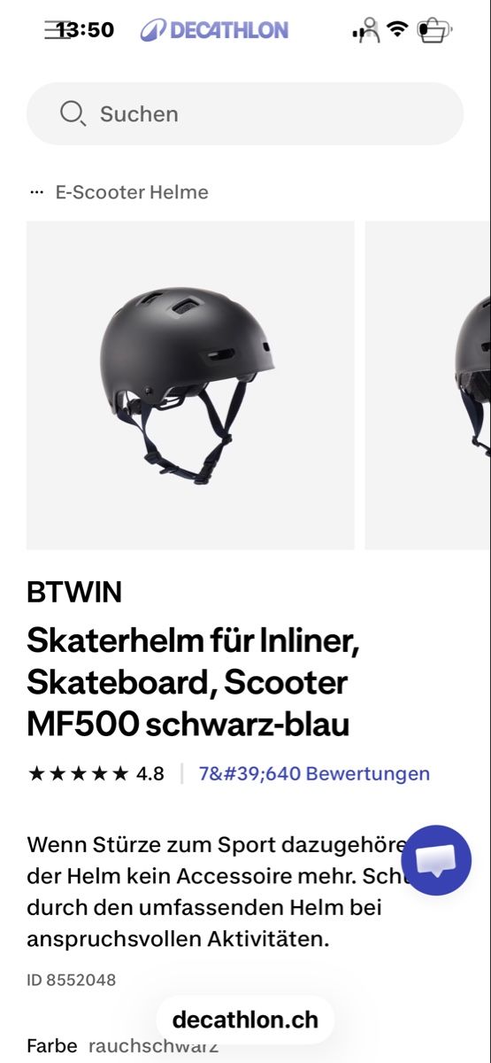 Oxelo Caschi: Oxelo Scater Helm 55-59 cm – Usato da Böckten venduto da Yvonne70 1