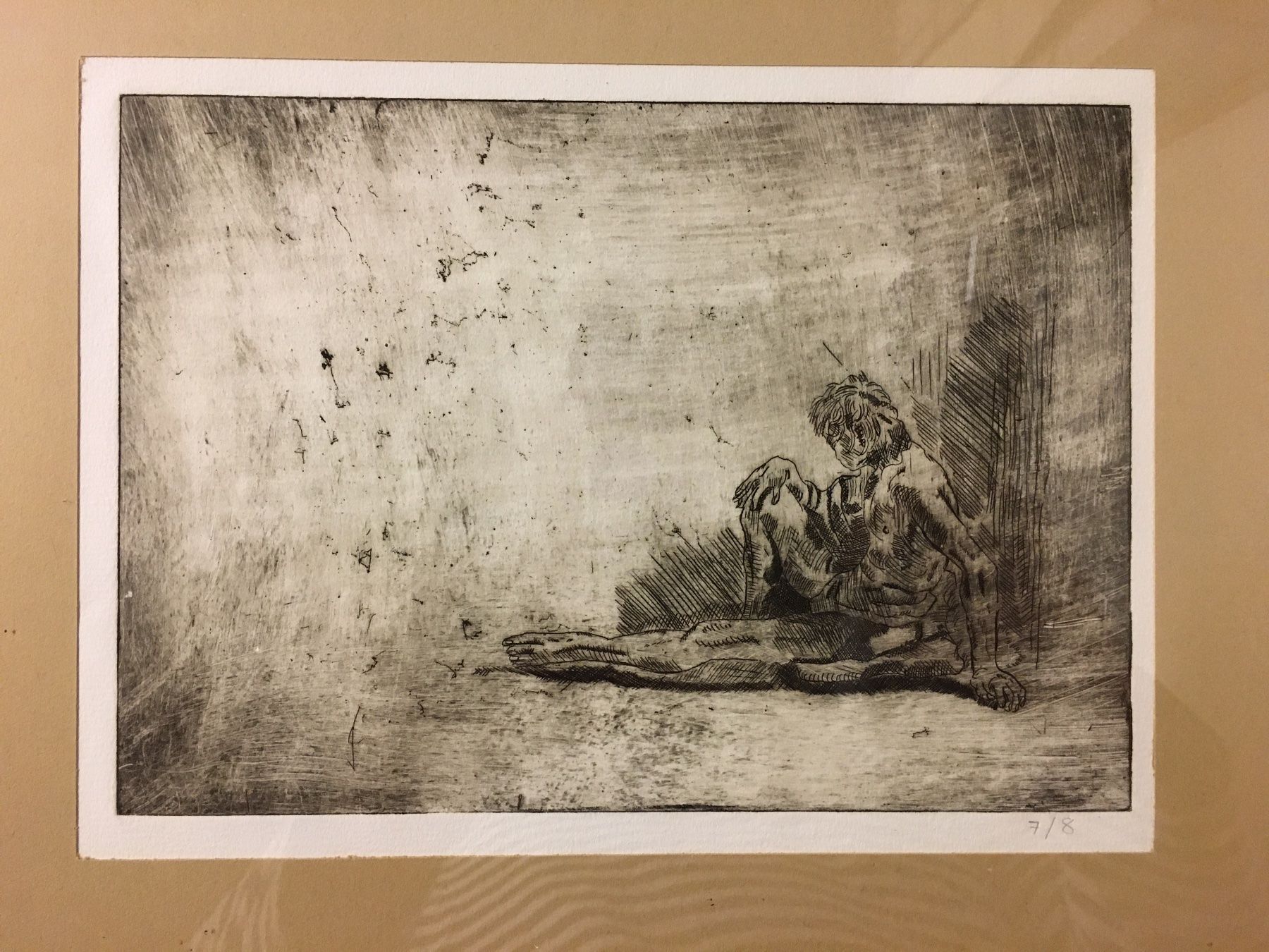 Poster & Bilder: Radierung Anonyme ? Nummeriert  7/8 – Gebraucht aus Lanzenhäusern von vic63 1