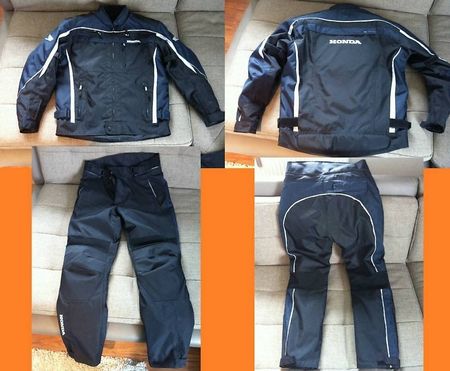 HONDA Motorradkombi Jacke Hose Gr. L NEU ORIGINAL