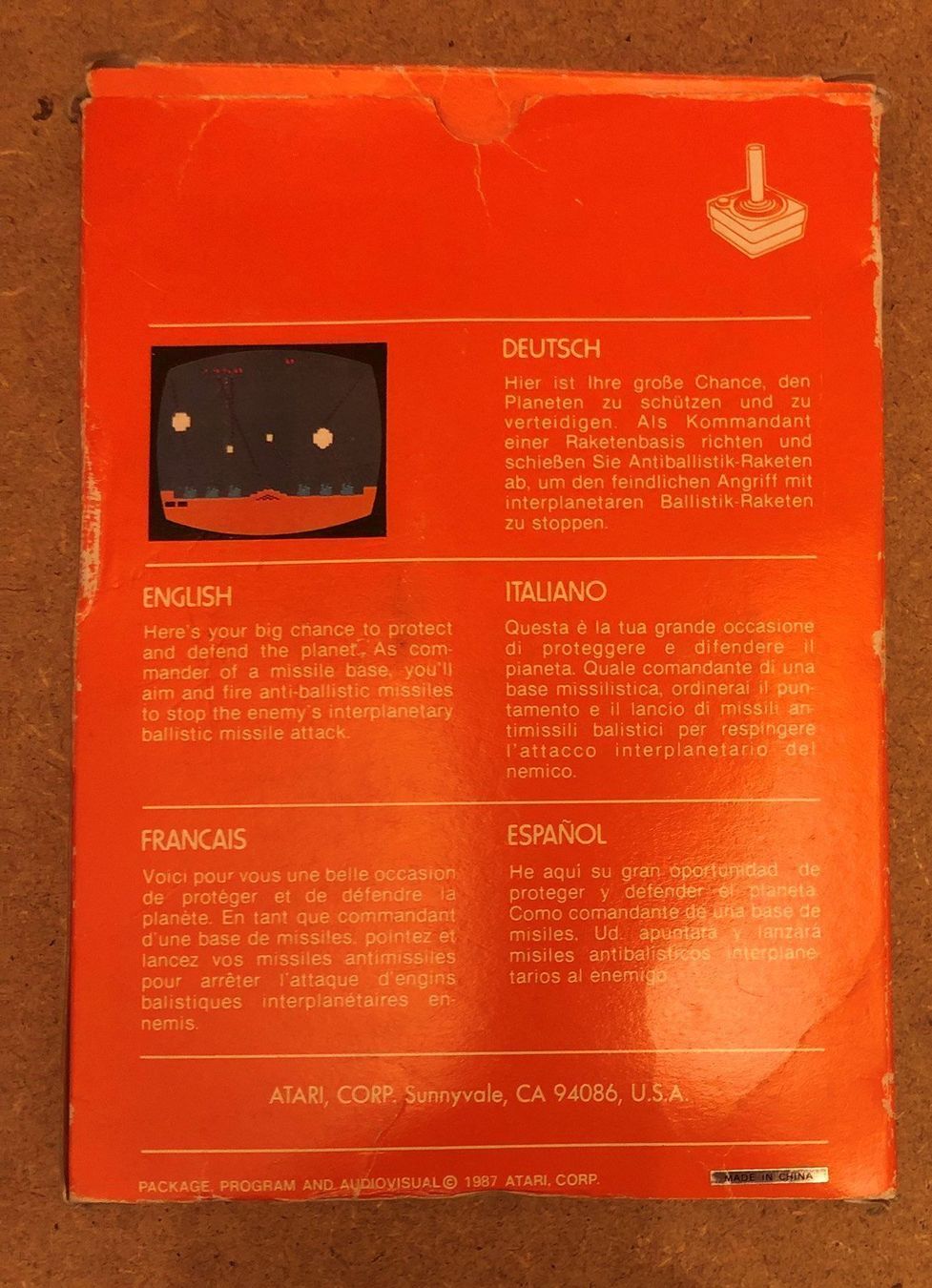 Atari Giochi: Missle Command für Atari 2600 – Usato da Kestenholz venduto da Inna09 1