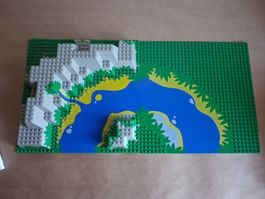 2 Lego Platten Landschaft /Fluss 1x 3D..Beschreibung ansehen