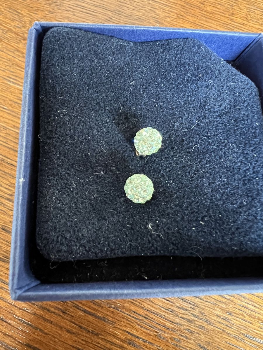 Swarovski Orecchini pendenti & Orecchini a lobo: Swarovski earrings green – Nuovo (secondo la descrizione) da Zürich venduto da P_Lipinski_21 1