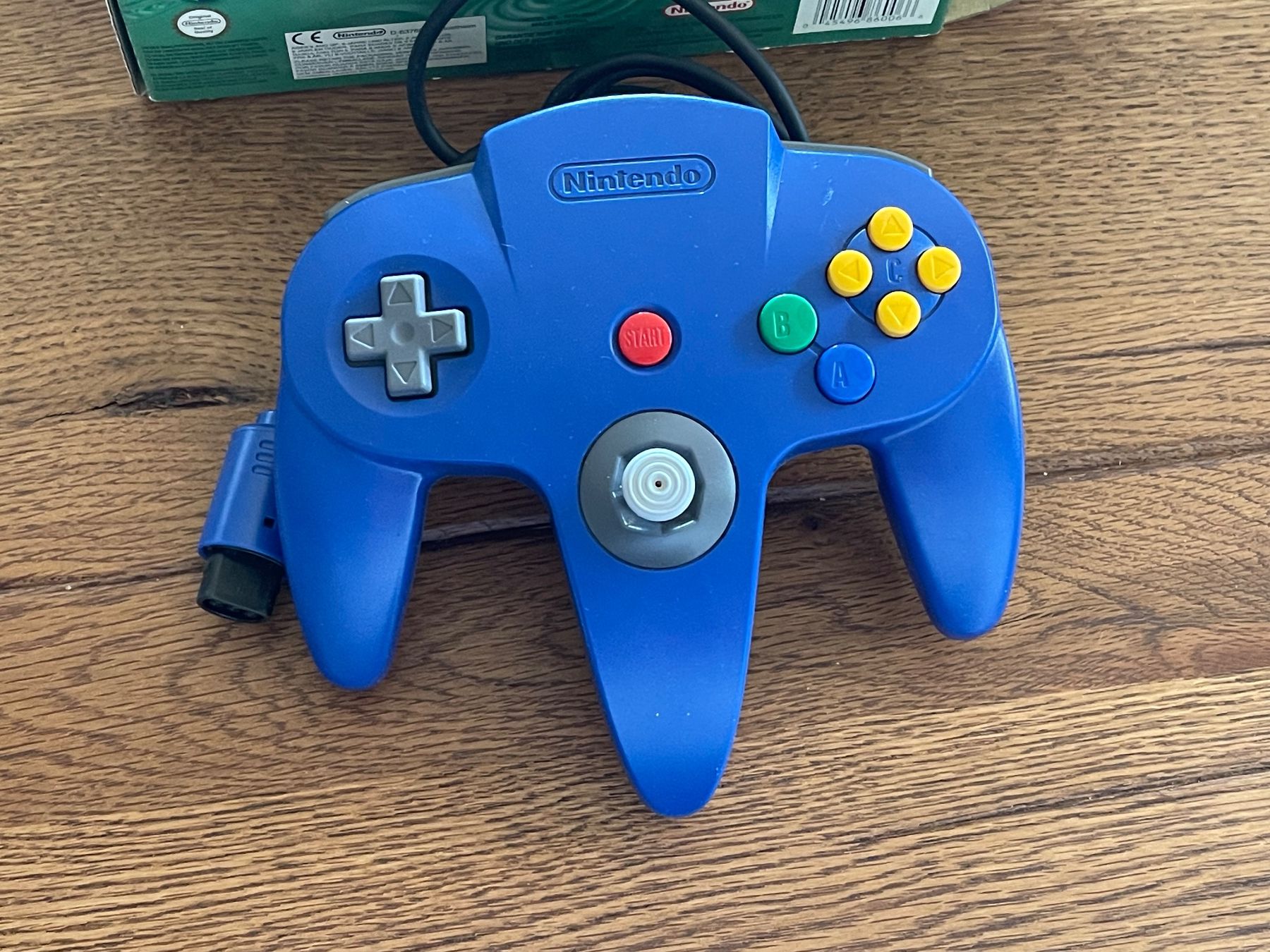 Nintendo Controller: Nintendo 64 N64 Controller Blau Top! Mit OVP – Usato da Zuerich venduto da Dorsi 4