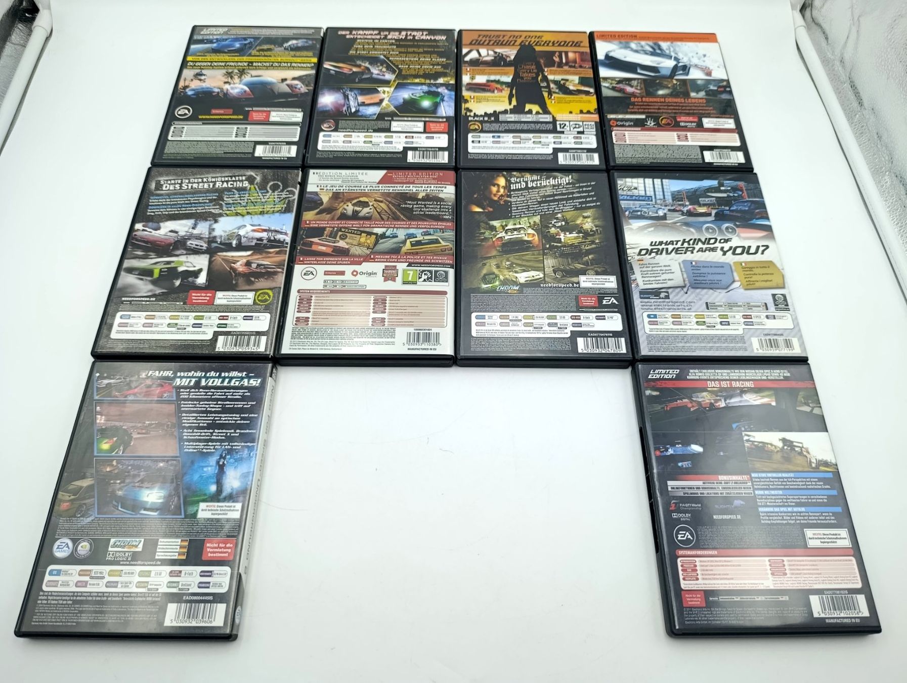 Spiele: 10 Need for Speed PC Games, Most Wanted, Carbon etc – Gebraucht aus Wil SG von Donaldus 2