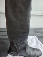 Salvatore Ferragamo Stifel Leder nero