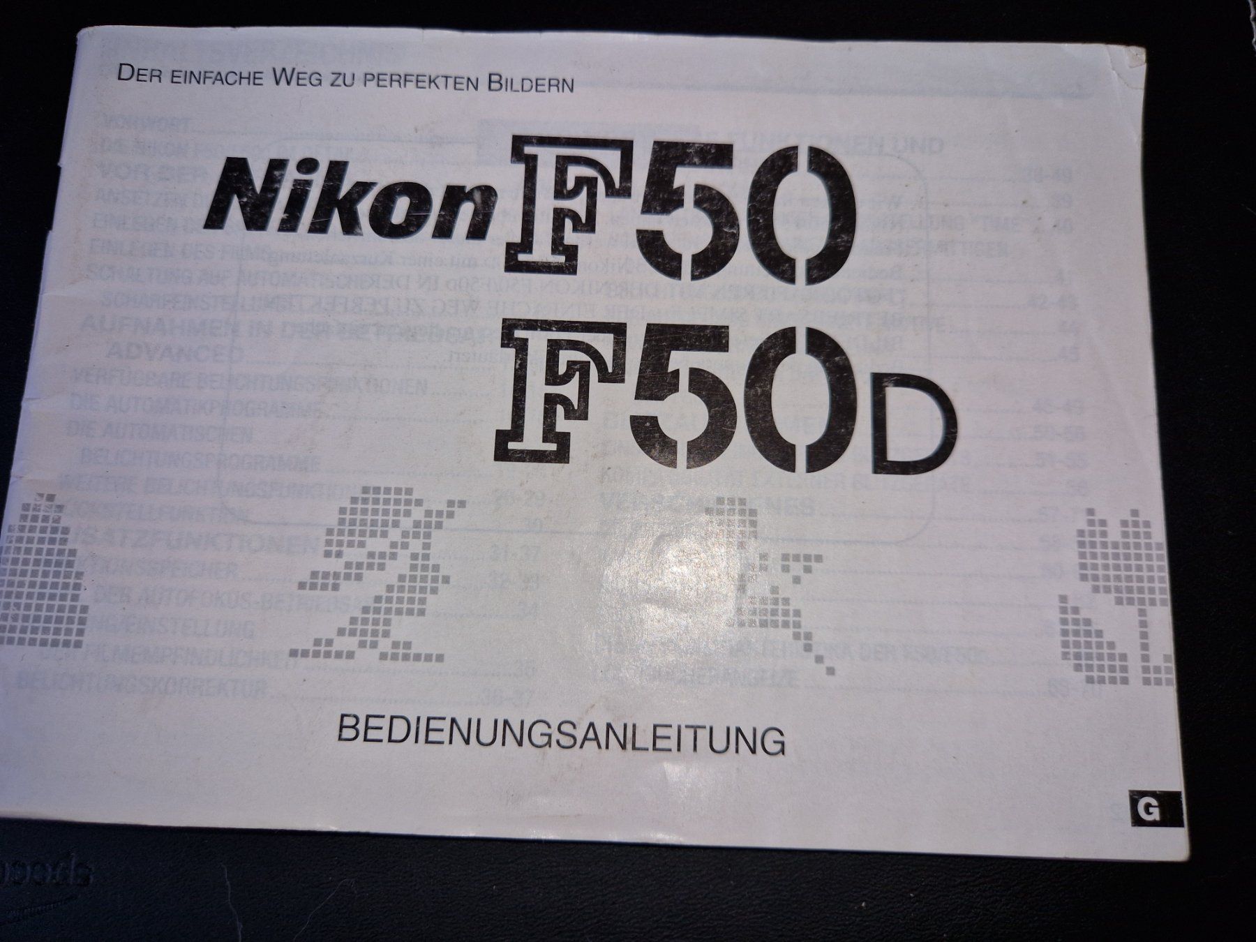 Nikon Fotocamera: Nikon F50 Spiegelreflexkamera – Usato da Schwellbrunn venduto da J.Bosshart 3